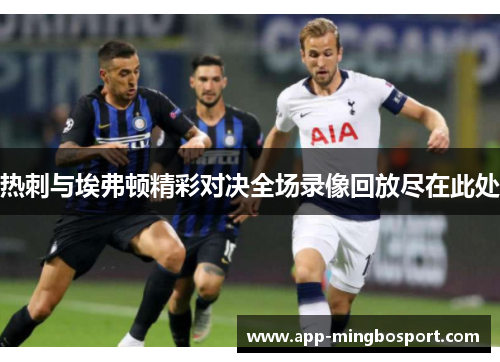 热刺与埃弗顿精彩对决全场录像回放尽在此处
